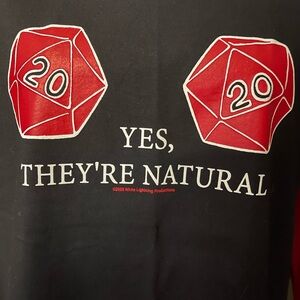 Women’s Tee, L/XL unisex sizing - D & D inspired